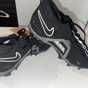 Nike Alpha Menace 3 Shark Men’s Football Cleats - Size 12 - Black/Grey